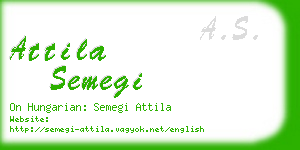 attila semegi business card